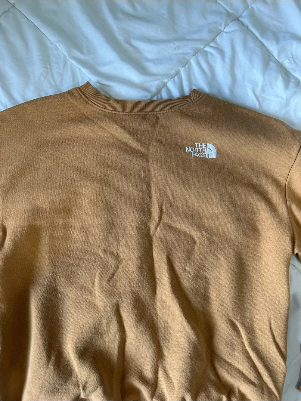 The North Face Men's Crewneck Sweater in Camel
